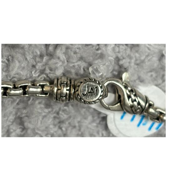 JAI John Hardy Sterling Silver Peridot Station Bracelet 7.5" #63866 - Picture 5 of 9